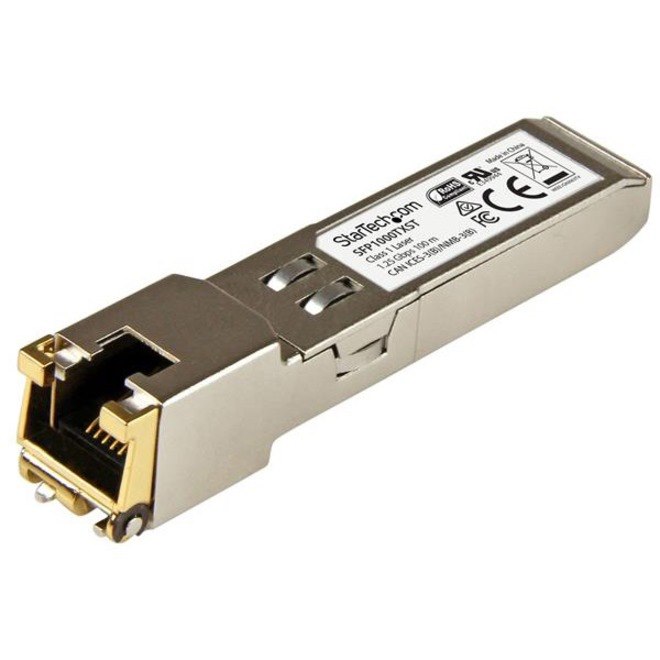 StarTech.com SFP (mini-GBIC) - 1 x RJ-45 Duplex 1000Base-TX Network LAN - 1 Pack