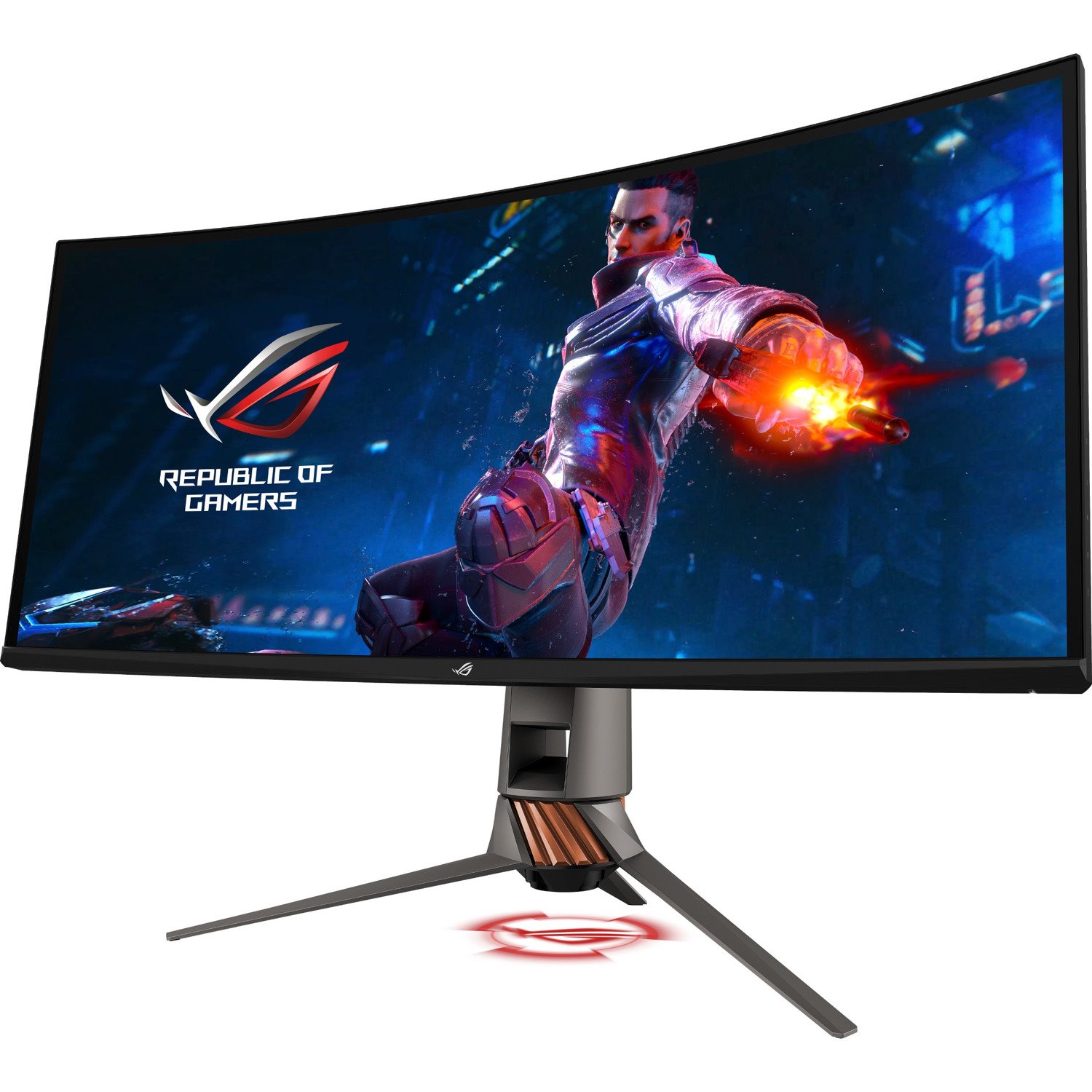 Asus ROG Swift PG349Q 34" Class UW-QHD Curved Screen Gaming LCD Monitor - 21:9 - Plasma Copper, Armor Titanium, Black, Anthracite