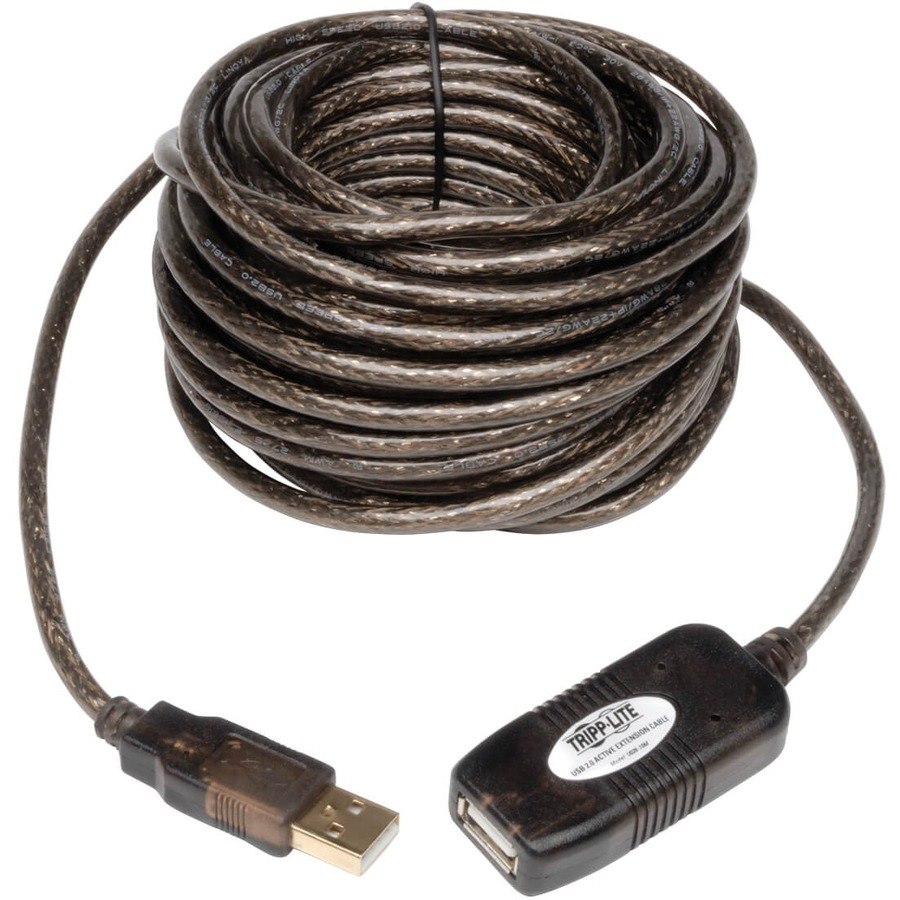 Eaton Tripp Lite Series USB 2.0 Active Extension Repeater Cable (A M/F), 10M (32.8 ft.)