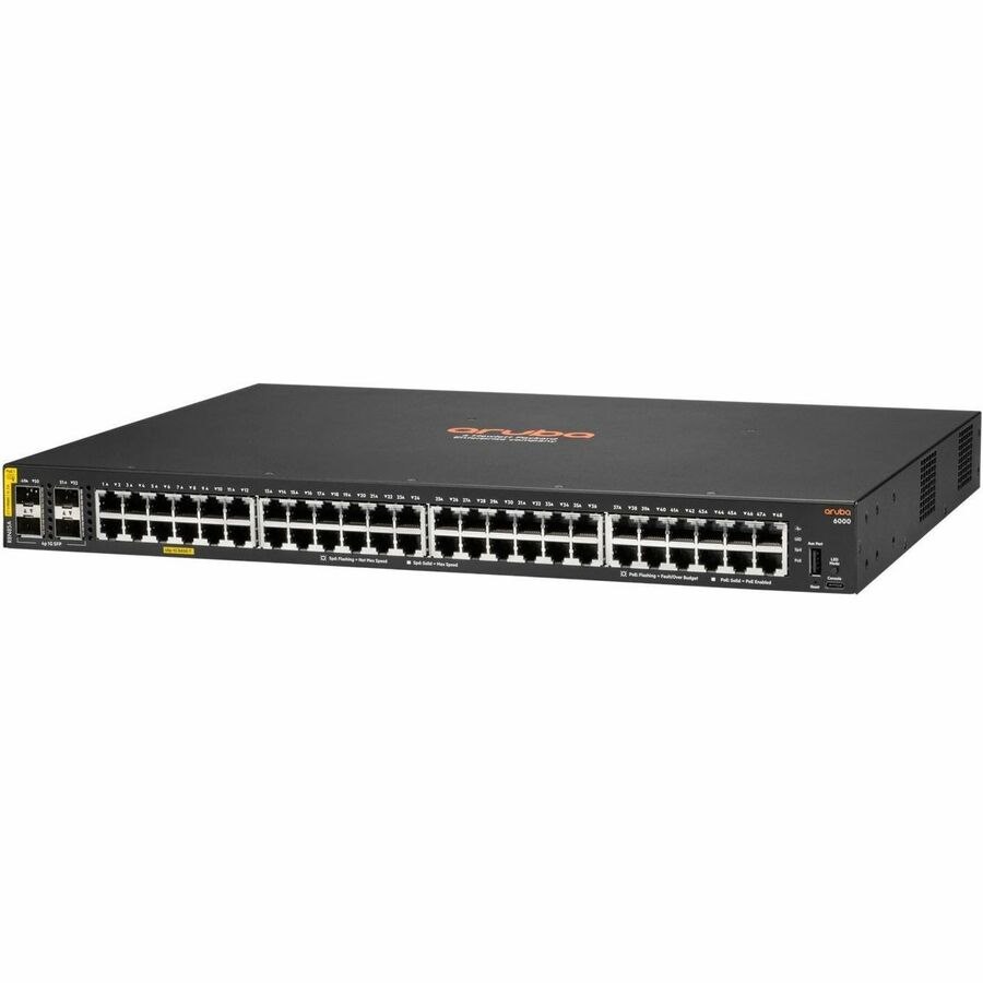 HPE 6000 48G Class4 PoE 4SFP 370W Switch