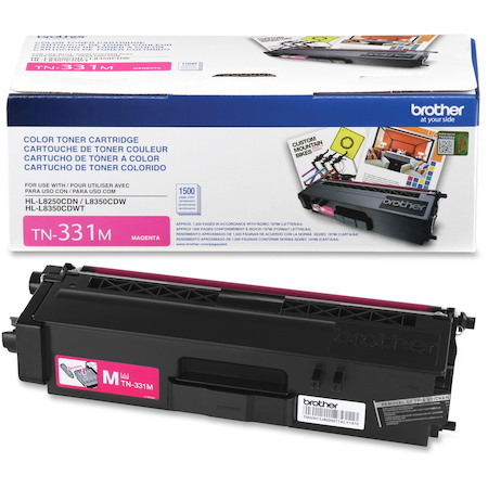 Brother Genuine TN331M Magenta Toner Cartridge