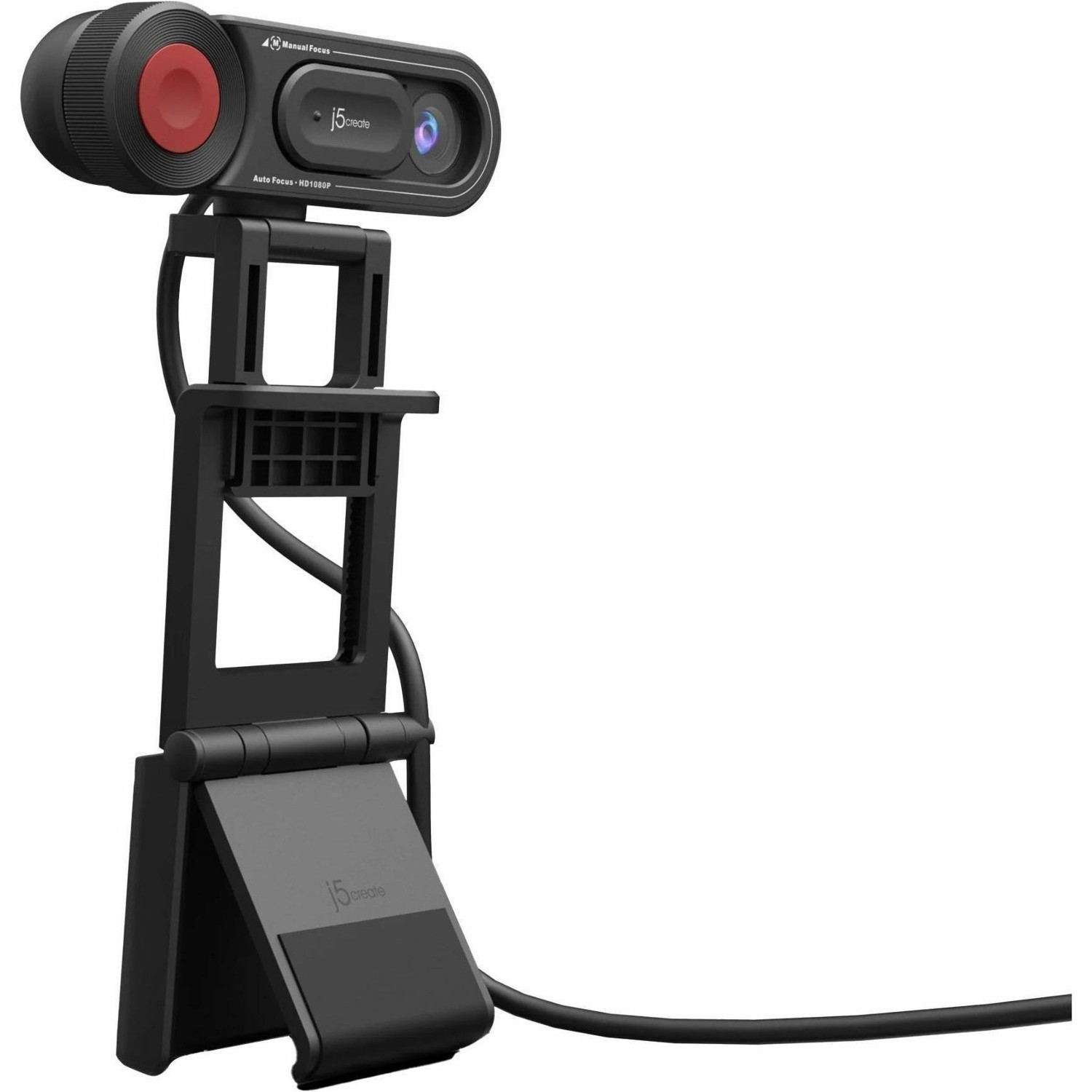 j5create JVU250 Webcam - 2 Megapixel - 30 fps - Black - USB 2.0 Type A