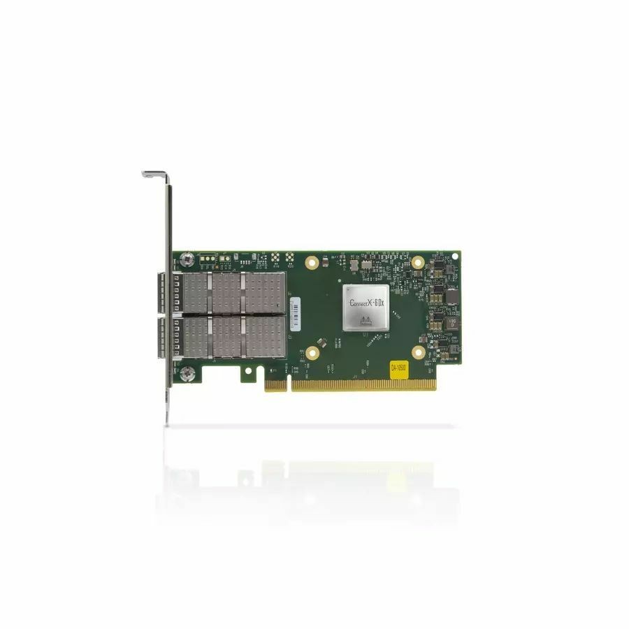 Nvidia ConnectX-6 DX En Adapter Card, 100GbE, Dual-Port QSFP56, PCIe 4.0 X16, Secure Boot, Tall Bracket