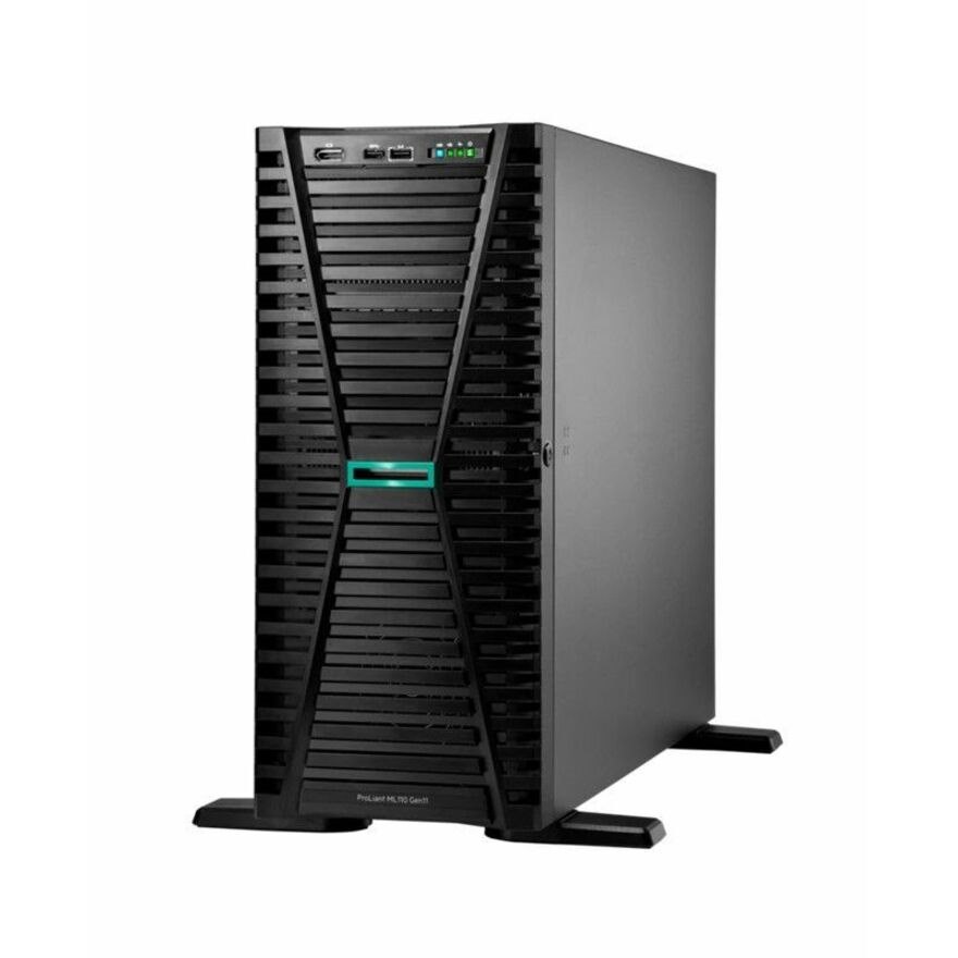 HPE ProLiant ML110 G11 4.5U Tower Server - 1 Xeon Bronze 3408U 1.80 GHz - 16 GB RAM - 4 TB HDD - Serial ATA, Serial Attached SCSI (SAS) Controller