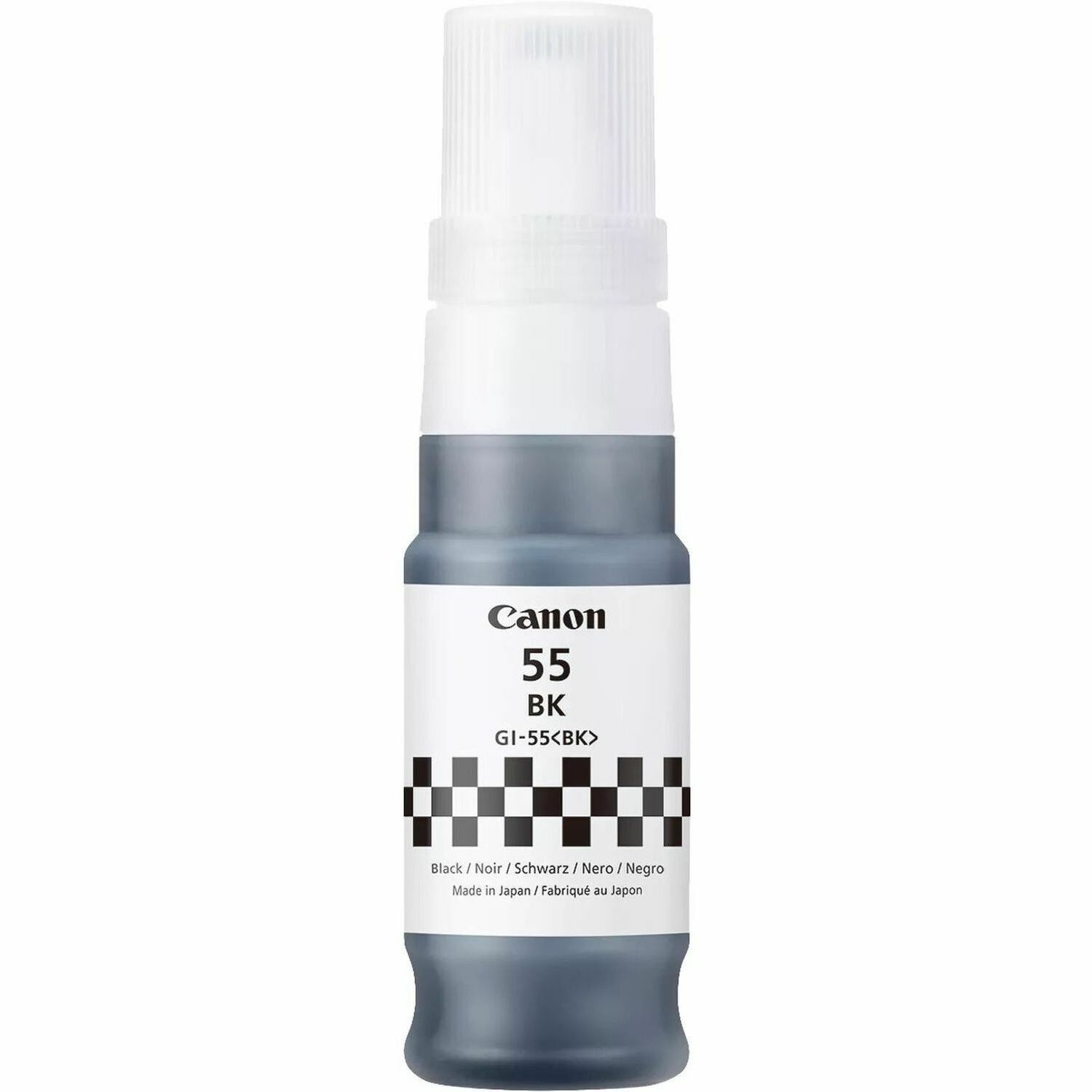 Canon GI-55BK Original Standard Yield Inkjet Ink Cartridge - Return Program - Pigment Black Pack