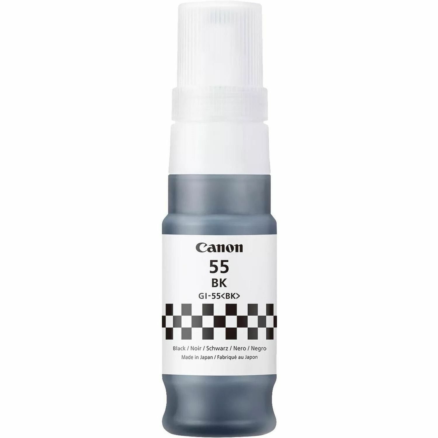 Canon GI-55BK Original Standard Yield Inkjet Ink Cartridge - Return Program - Pigment Black Pack