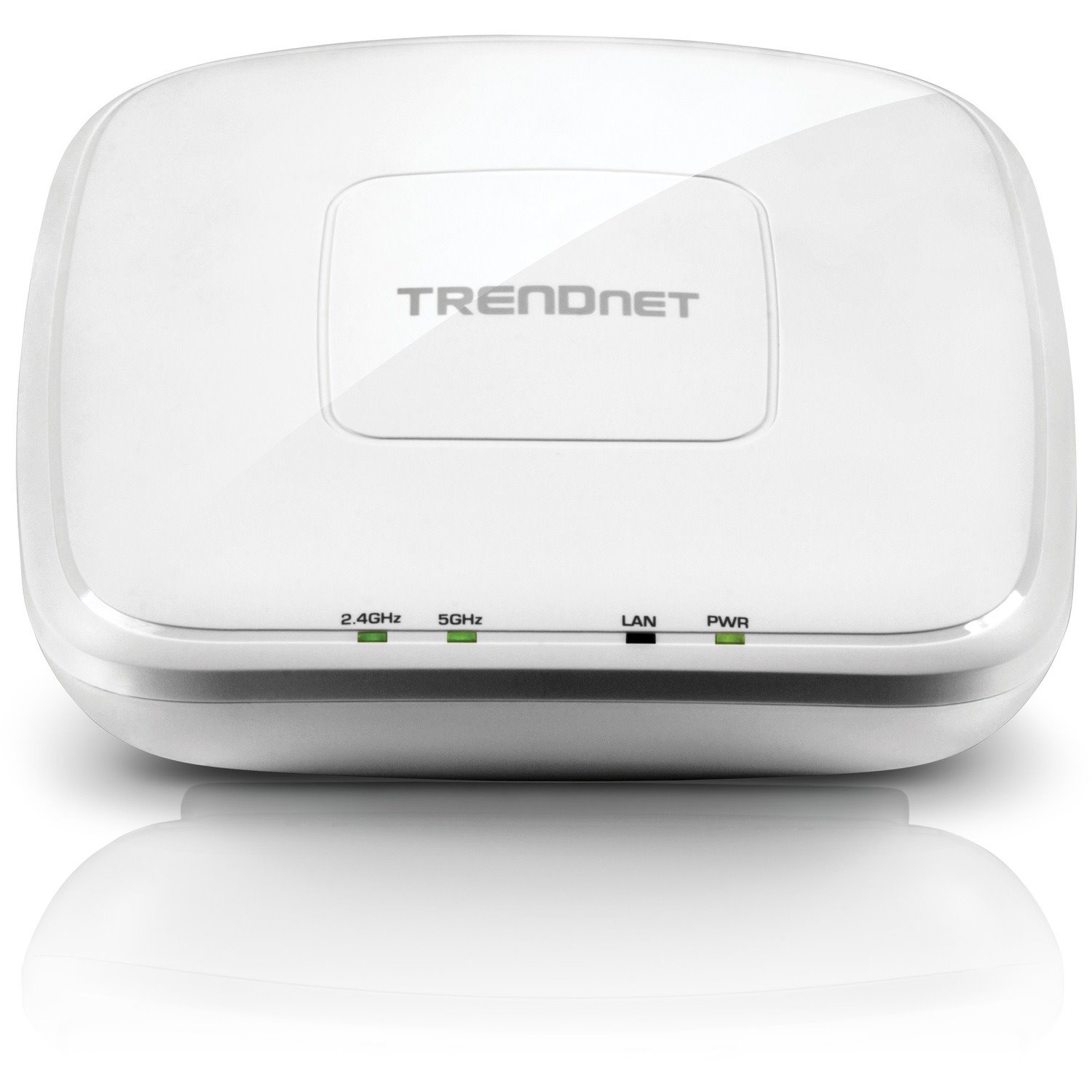 TRENDnet AC1750 Dual Band PoE Access Point, 1300Mbps WiFi AC+450 Mbps WiFi N, WDS Bridge, WDS Station, Repeater Modes, Band Steering, WiFi Traffic Shaping, IPv6, White, TEW-825DAP