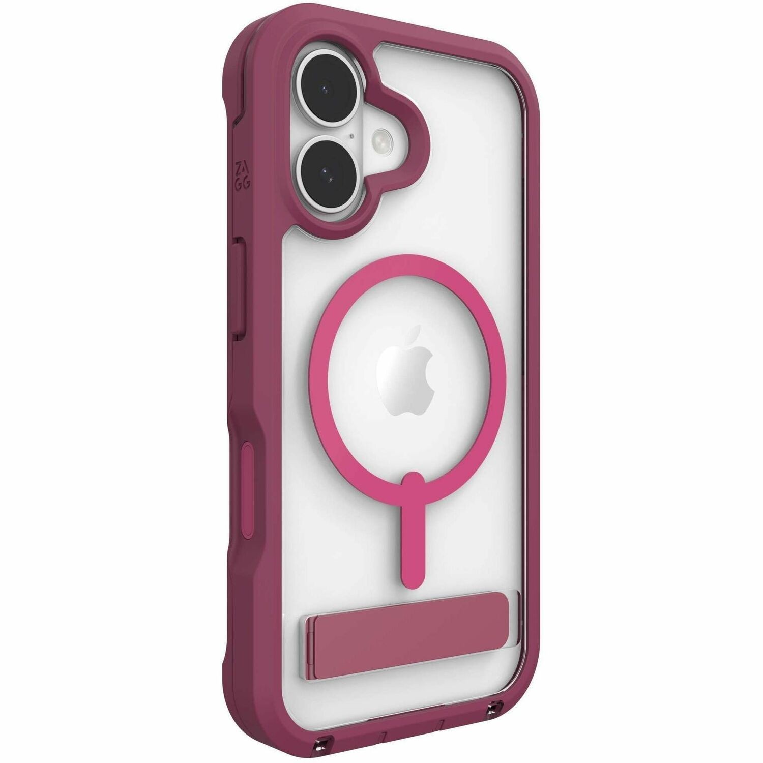 Zagg Rainier Snap-Ks-Iphone 16-BLK CHRY