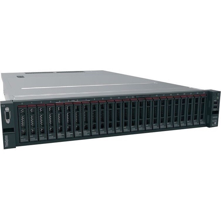 Lenovo ThinkSystem SR650 7X06A0FFNA 2U Rack Server - 1 Xeon Gold 5220 2.20 GHz - 16 GB RAM - 12Gb/s SAS, Serial ATA/600 Controller