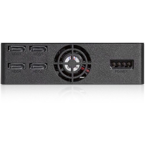 iStarUSA BPX-124-SA Drive Enclosure for 5.25" Rack-mountable - Black