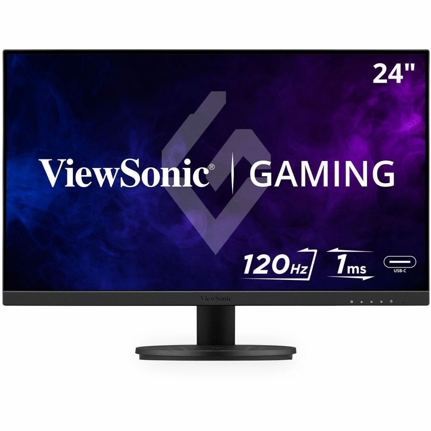 ViewSonic VX2416A 24 Inch 1080p 1ms 120Hz IPS Gaming Monitor with Eye Care, USB C, HDMI 1.4, and DisplayPort Inputs