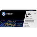 HP 651A (CE340A) Original Laser Toner Cartridge - Single Pack - Black - 1 Each