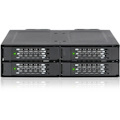 Icy Dock ToughArmor MB699VP-B Drive Enclosure for 5.25" - Mini-SAS HD Host Interface Internal - Black