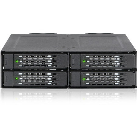 Icy Dock ToughArmor MB699VP-B Drive Enclosure for 5.25" - Mini-SAS HD Host Interface Internal - Black
