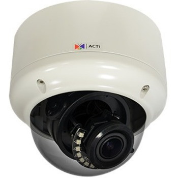 ACTi A82 5 Megapixel Outdoor HD Network Camera - Monochrome, Color - Dome