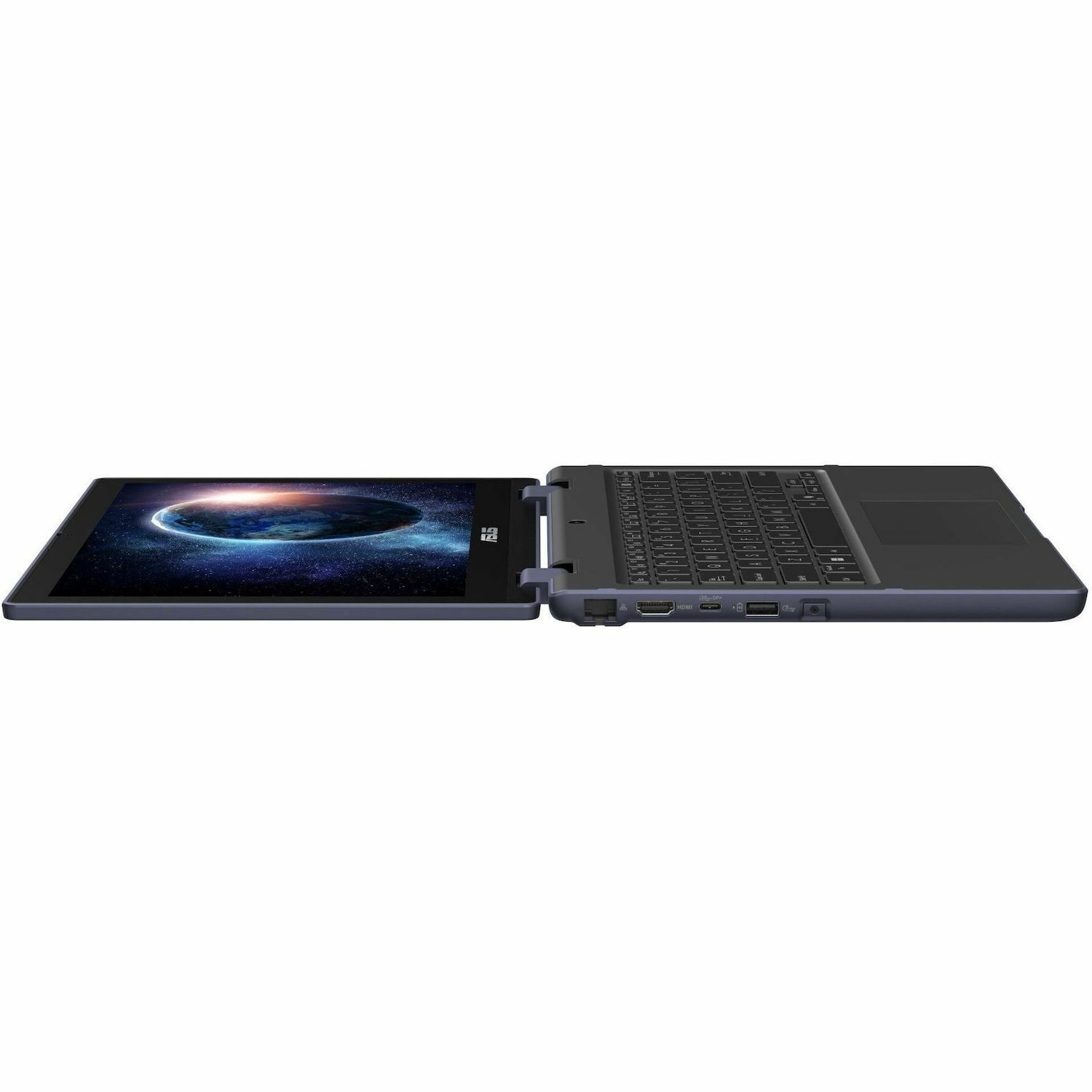 Asus BR1204F BR1204FTA-EN116256T-CB 12.2" Touchscreen Rugged Convertible 2 in 1 Notebook - WUXGA - Intel N-Series N150 - 16 GB - 256 GB SSD - Mineral Gray
