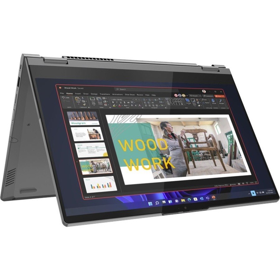 Lenovo ThinkBook 14s Yoga G2 IAP 21DM0029AU 14" Touchscreen Convertible 2 in 1 Notebook - Full HD - Intel Core i5 12th Gen i5-1235U - 16 GB - 256 GB SSD - English Keyboard - Mineral Gray