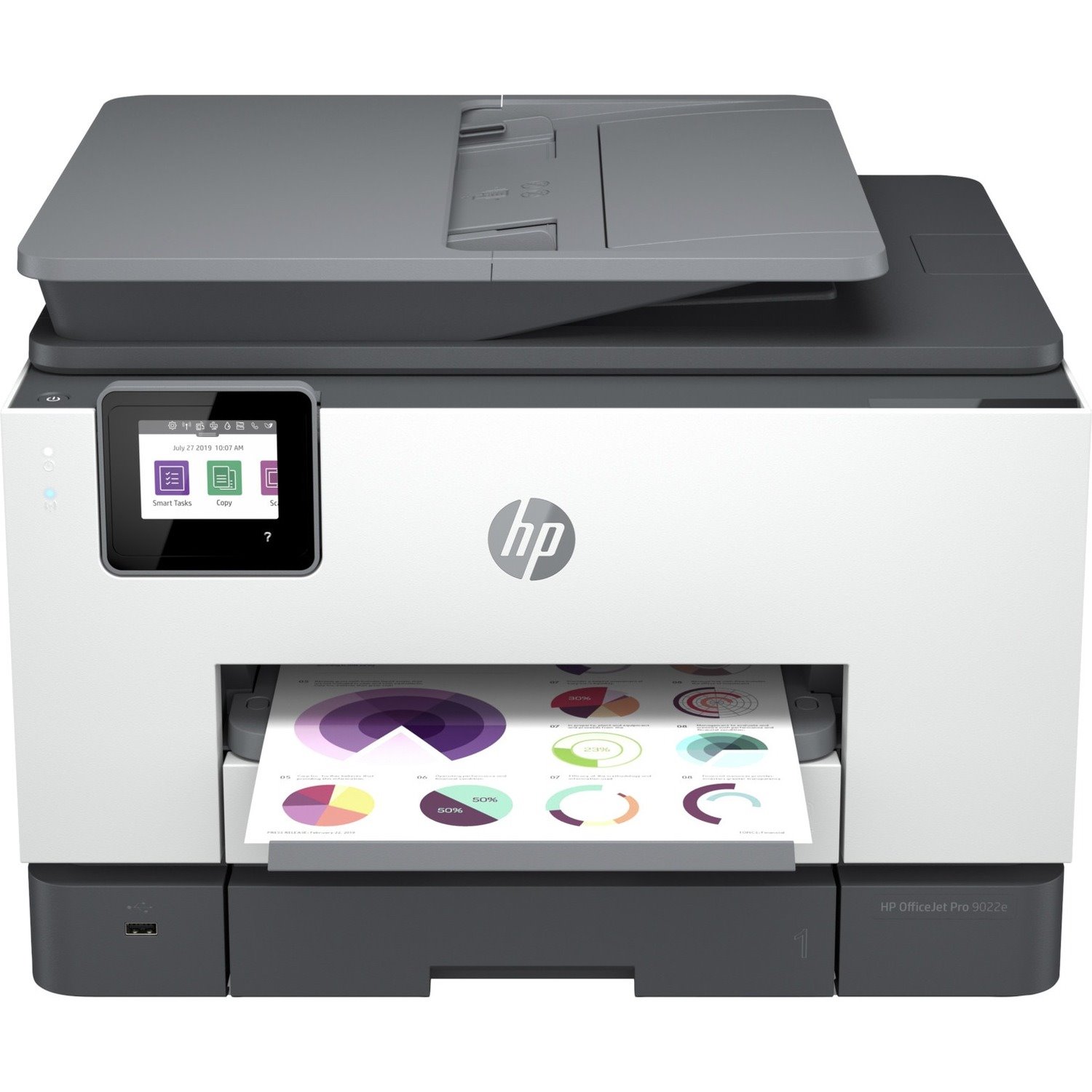 HP Officejet Pro 9022e Wireless Inkjet Multifunction Printer - Colour