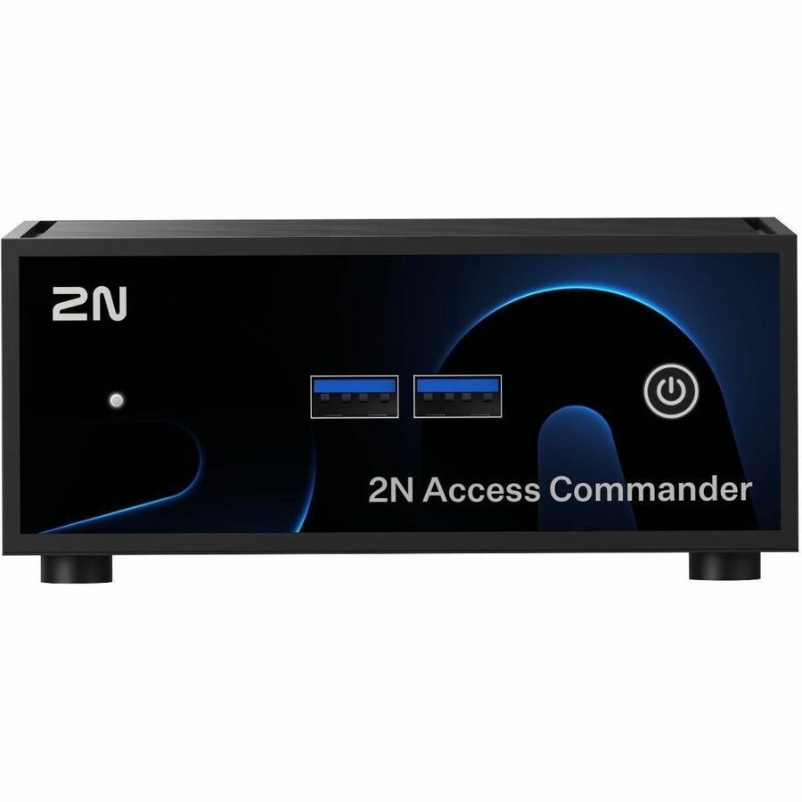 2N Access Commander Box 2.0 Desktop Computer - Intel N-Series N100 - 16 GB - 250 GB SSD - Mini PC - Black, Blue