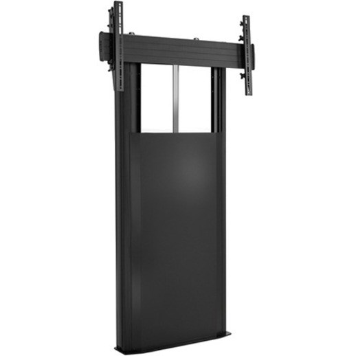 Chief Extra-Large Height-Adjustable Floor Support Mount - For Displays 55-100" - Black