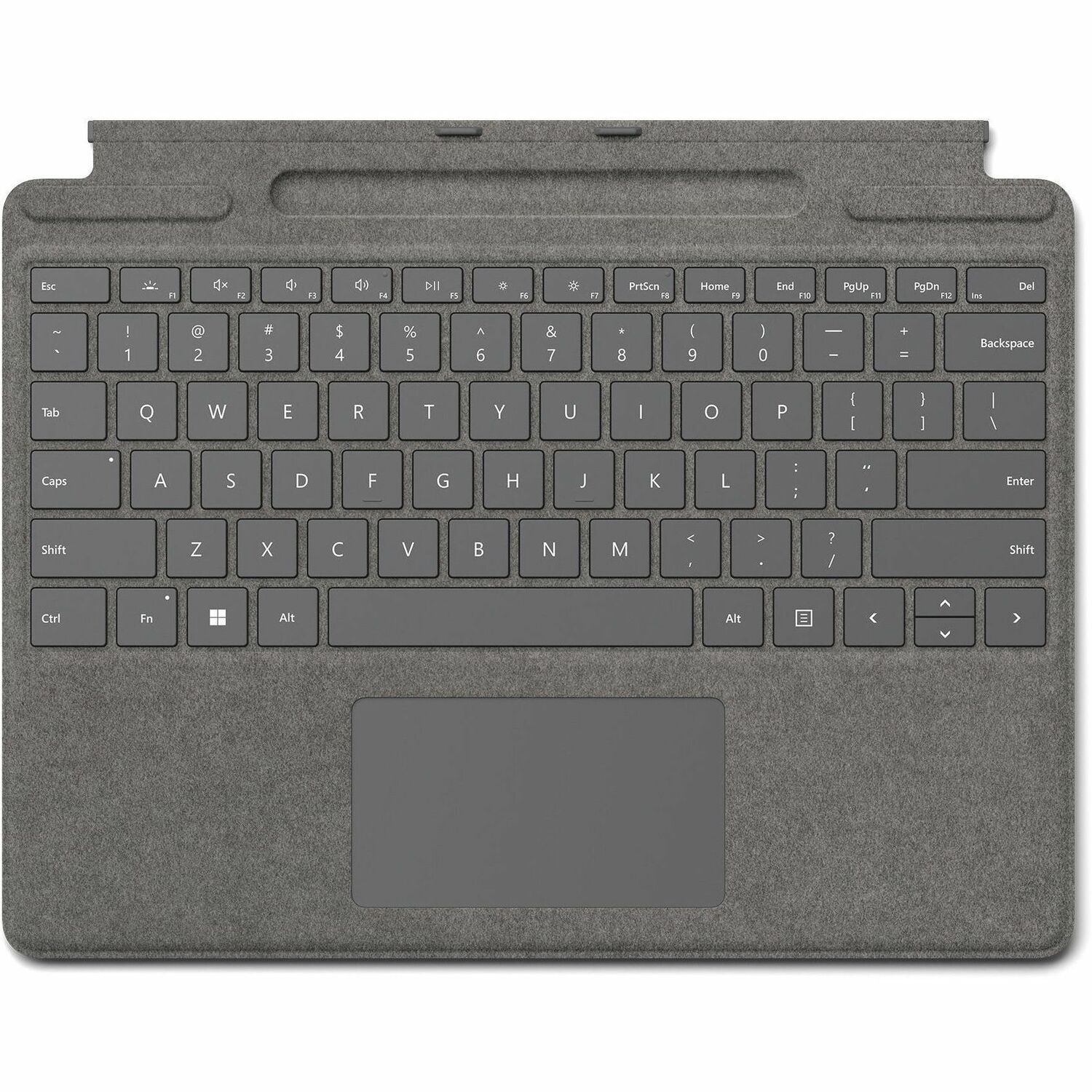 Microsoft Signature Toetsenbord/hoes voor 33 cm (13") Microsoft Surface Pro, Surface Pro 8, Surface Pro 9, Surface Pro X Tablet-pc - Platina