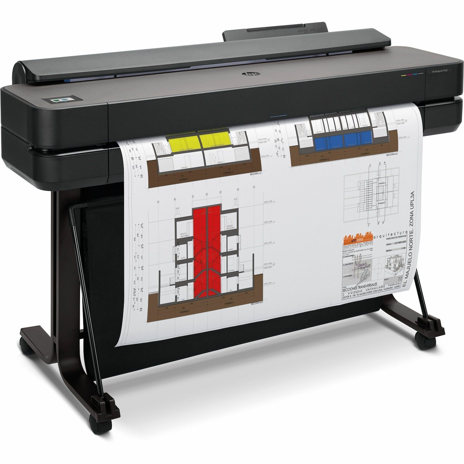 HP Designjet T650 A1 Inkjet Large Format Printer - 914.40 mm (36") Print Width - Colour