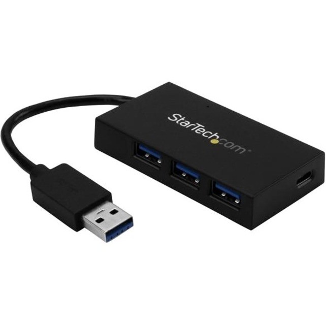 STARTECH.COM 4 PORT USB 3.0 HUB 5GBPS - 3 USB-A & 1 USB-C - USB BUS POWERED