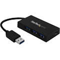 StarTech.com 4 Port USB 3.0 Hub - USB Type-A to 1x USB-C & 3x USB-A SuperSpeed 5Gbps - USB Bus Powered - Portable/Laptop USB 3.2 Gen 1 Hub