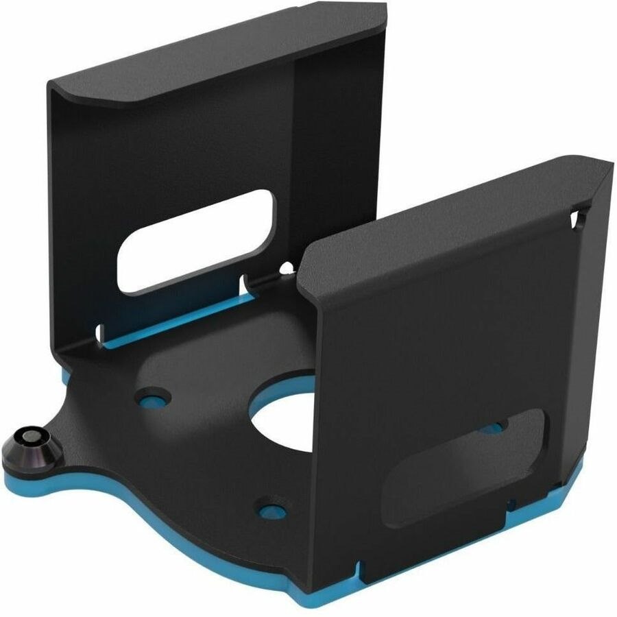 Rack Solutions Mounting Bracket for Docking Station - Black - Horizontal/Vertical - TAA Compliant