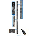 Tripp Lite by Eaton 14.5kW 200-240V 3PH Monitored Per-Outlet PDU - LX Interface, Gigabit, 30 Outlets, 50A CS8365C Input, LCD, 1.8 m Cord, 0U 1.8 m Height, TAA