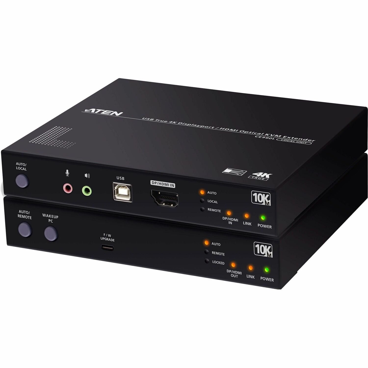 ATEN USB True 4K DisplayPort/HDMI Optical KVM Extender (True 4K @ 10 km)