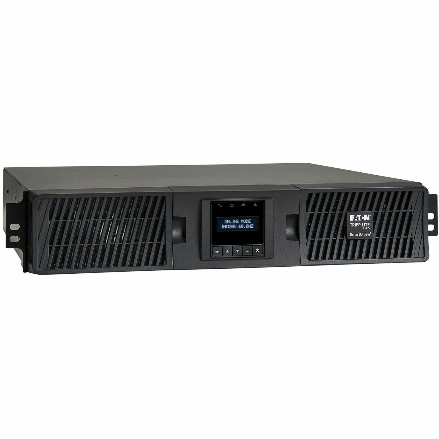 Eaton Tripp Lite Series SmartOnline 3000VA 2700W 120V Double-Conversion UPS - 7 Outlets, Extended Run, Network Card Included, LCD, USB, DB9, 2U Rack/Tower