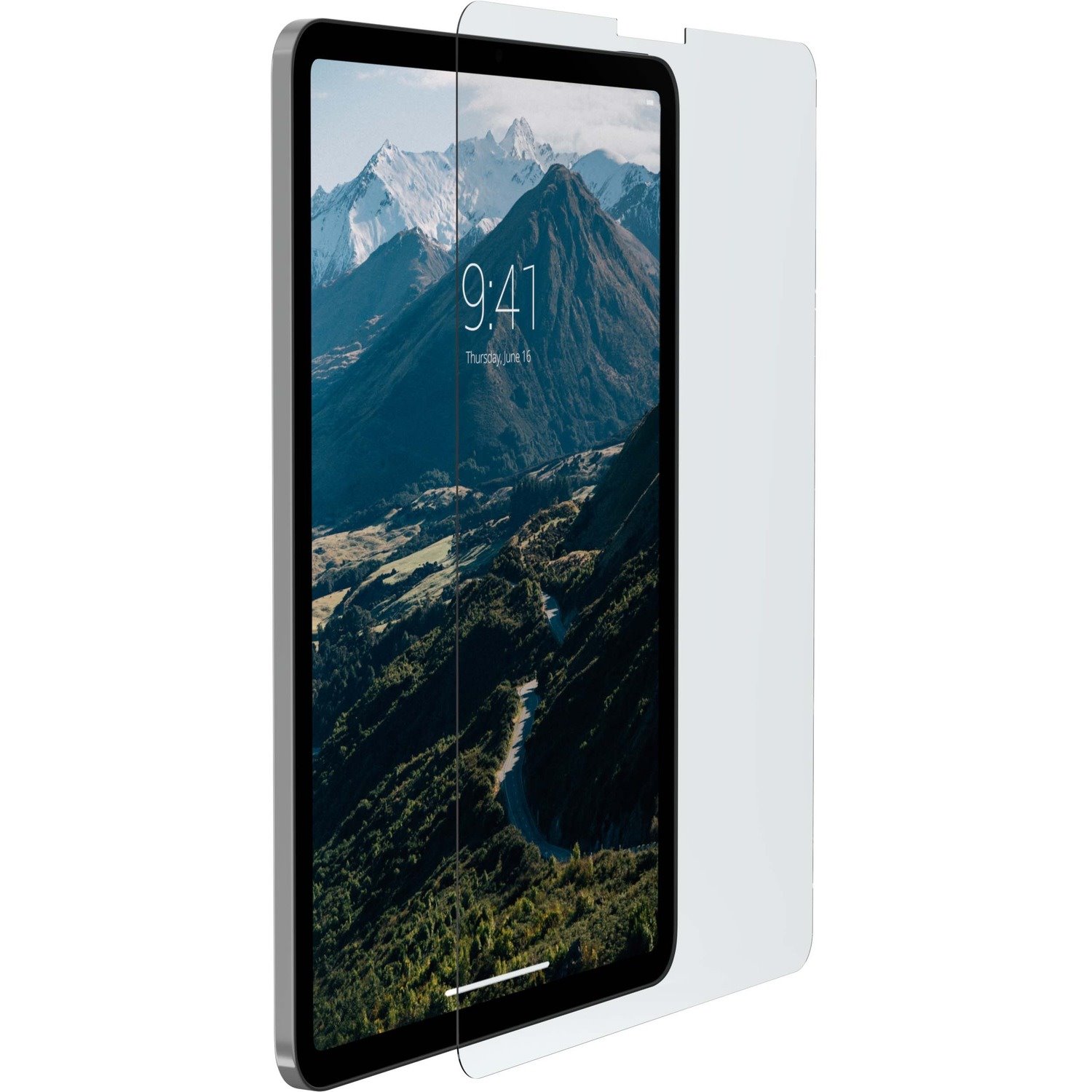 Urban Armor Gear Glass 9H Tempered Glass Screen Protector for iPad Air - Transparent, Clear