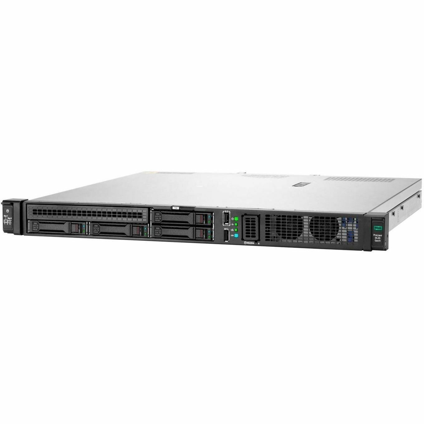 HPE ProLiant DL20 G11 1U Rack Server - 1 x Intel Xeon 6325P 3.50 GHz - 32 GB RAM - 1.17 TB HDD - (2 x 600GB) HDD Configuration - Serial ATA/600, 12Gb/s SAS, NVMe Controller