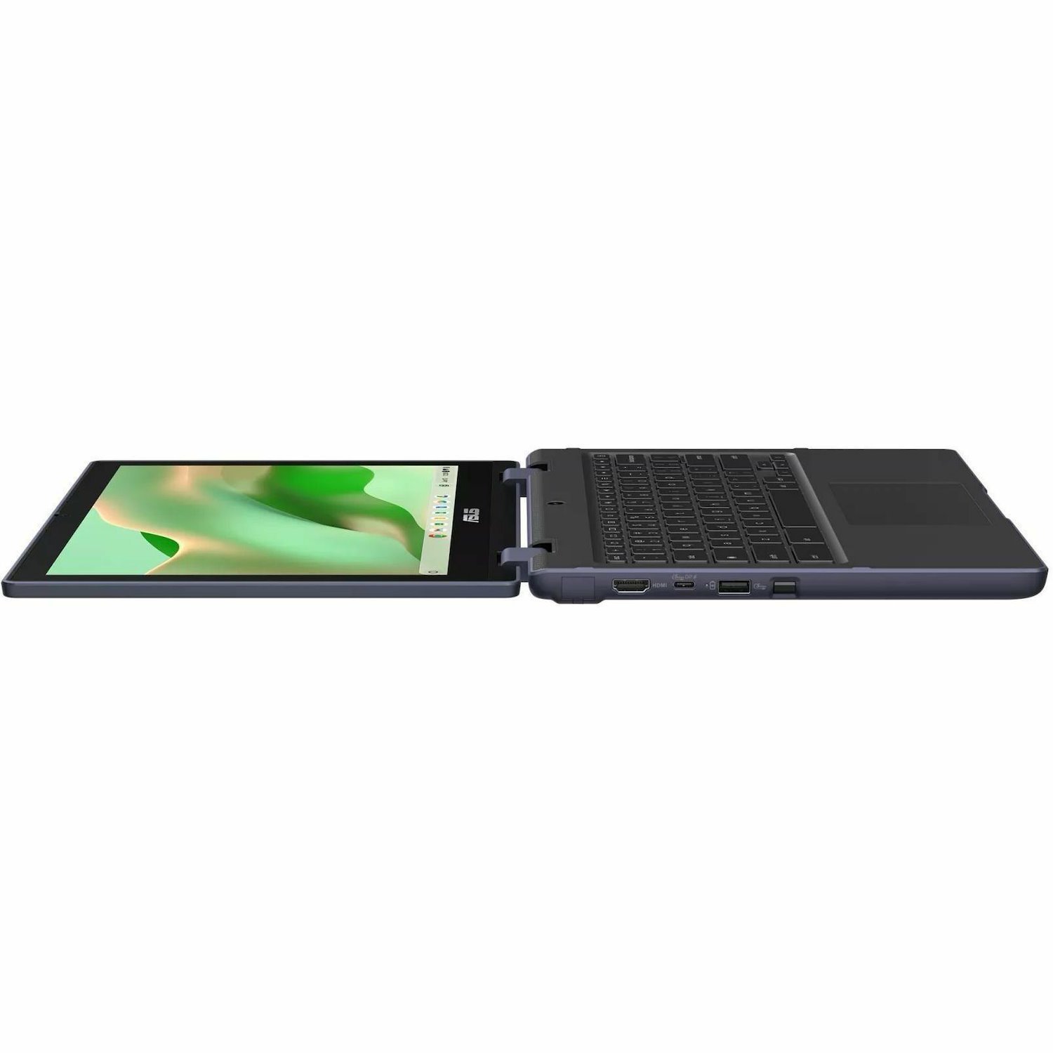 Asus Chromebook CR12 Flip CR1204FGA-YZ84T 12.2" Touchscreen Rugged Convertible 2 in 1 Chromebook - WUXGA - Intel N-Series N100 - 8 GB - 64 GB Flash Memory - Mineral Gray