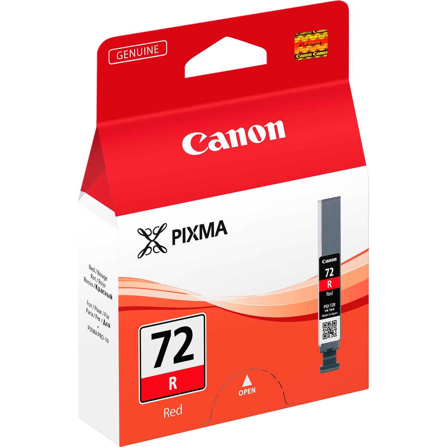 Canon LUCIA PGI-72R Original Inkjet Ink Cartridge - Red - 1 Pack