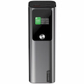 Alogic 27,000mAh power bank with 140W output, 2x USB-C and USB-A ports fast charging laptops, smartphones, and tablets iPad."