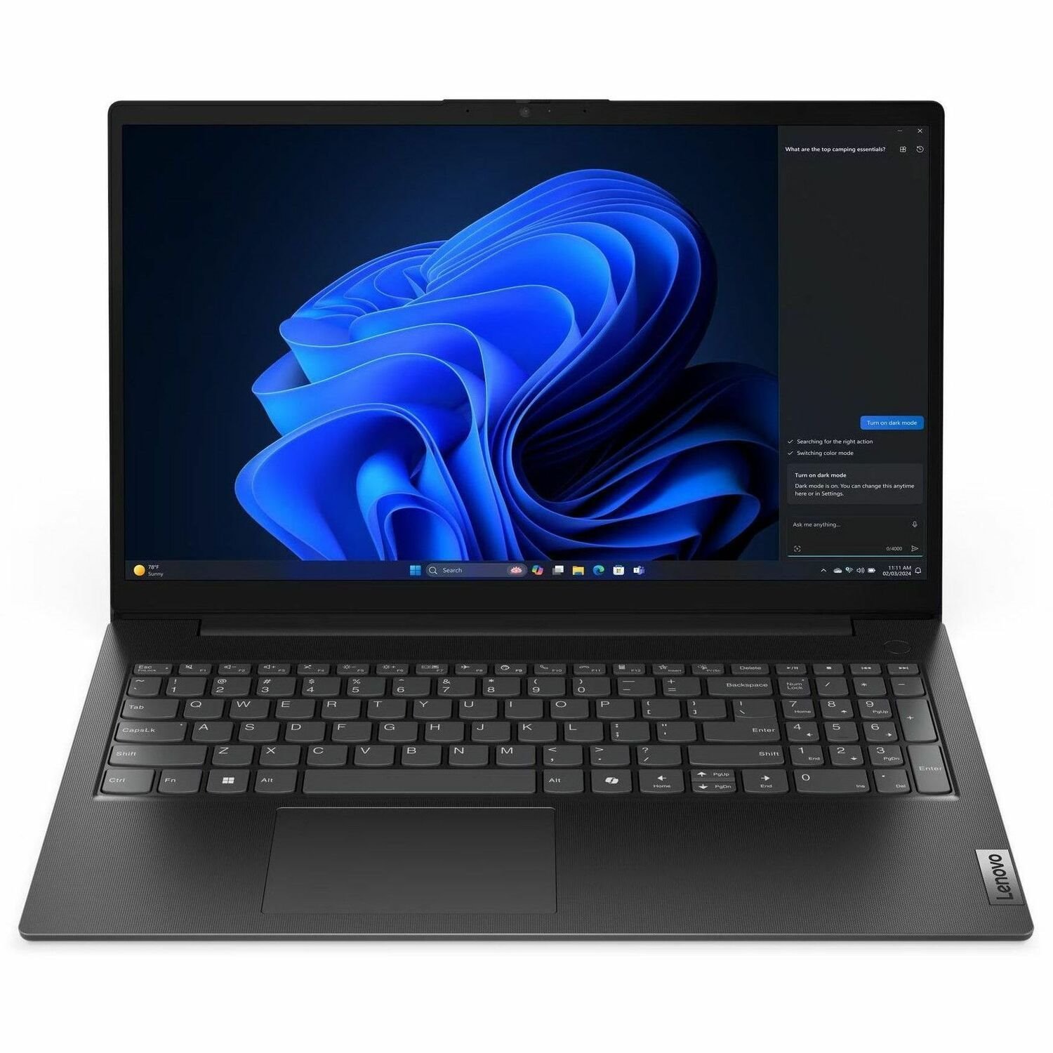 Lenovo V15 G5 IRL 83GW007SUK 39.6 cm (15.6") Notebook - Full HD - Intel Core i5 13th Gen i5-13420H - 8 GB - 256 GB SSD - English (UK) Keyboard - Business Black