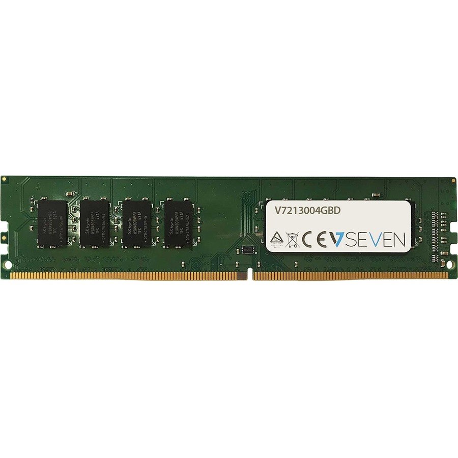 V7 V7213004GBD RAM-Modul f&uuml;r Desktop-PC - 4 GB - DDR4-2666/PC4-21300 DDR4 SDRAM - 2666 MHz Single-rank (einfacher Speicherrang) Speicher - CL19 - 1,20 V