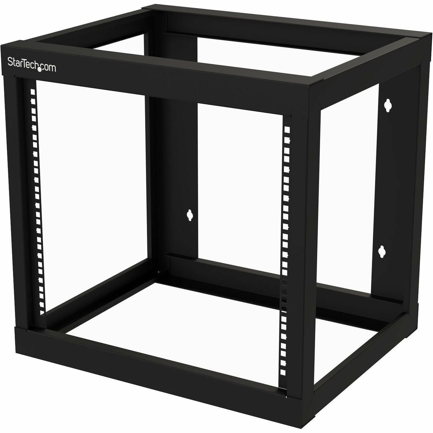 StarTech.com 2 Post 9U Heavy-Duty Wandmonteerbare Server Rack, 19" Open Frame Netwerk Rack, 45cm Diep, Wandmonteerbare Data Rack