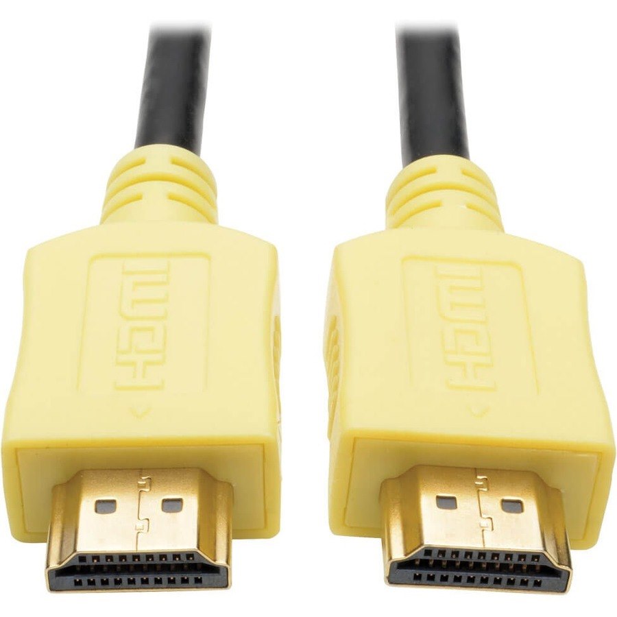 Eaton Tripp Lite Series High-Speed HDMI Cable, Digital Video and Audio, UHD 4K (M/M), Yellow, 6 ft. (1.83 m)