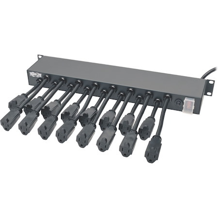 Eaton Tripp Lite Series 16-Outlet 1U Rack-Mount AC Charger Power Strip, 120V, 15A, 15 ft. (4.57 m) Cord