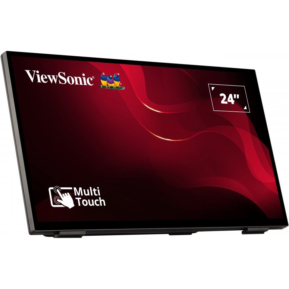 ViewSonic TD2465 24 Inch 1080p Touch Screen Monitor with Advanced Ergonomics, HDMI and USB Inputs