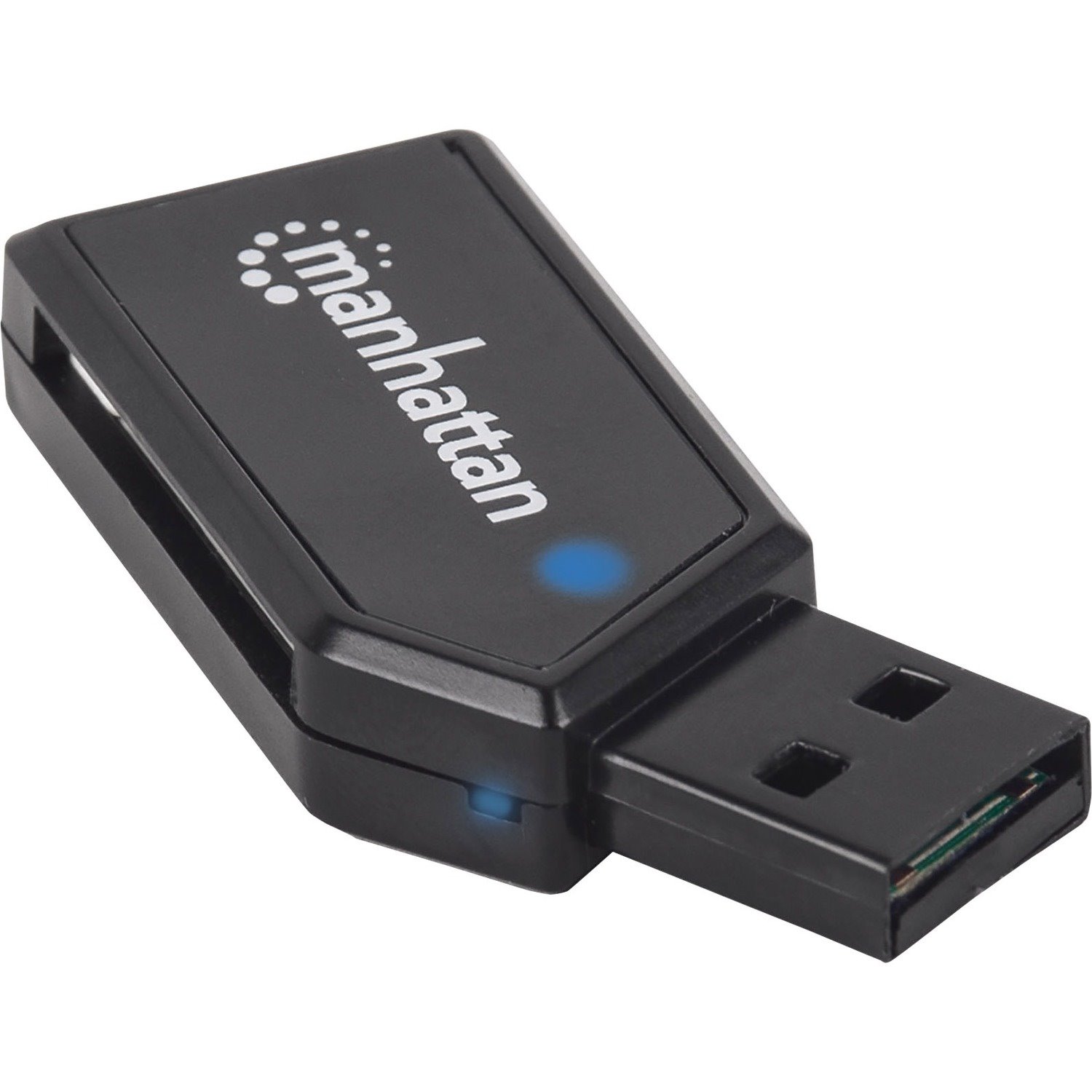 Manhattan Mini Hi-Speed USB 2.0 24-in-1 Multi-Card Reader/Writer