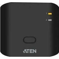 ATEN US4322 USB Switch - USB 3.2 (Gen 1) Type A - 640 MB/s - Desktop, Notebook, Printer, Flash Drive, Workstation - Portable