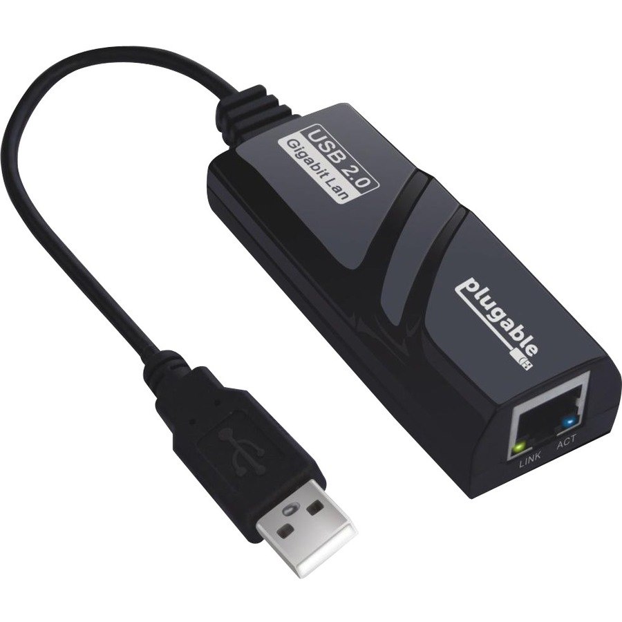 Plugable USB 2.0 To Gigabit Ethernet Adapter, Fast And Reliable Gigabit Connection