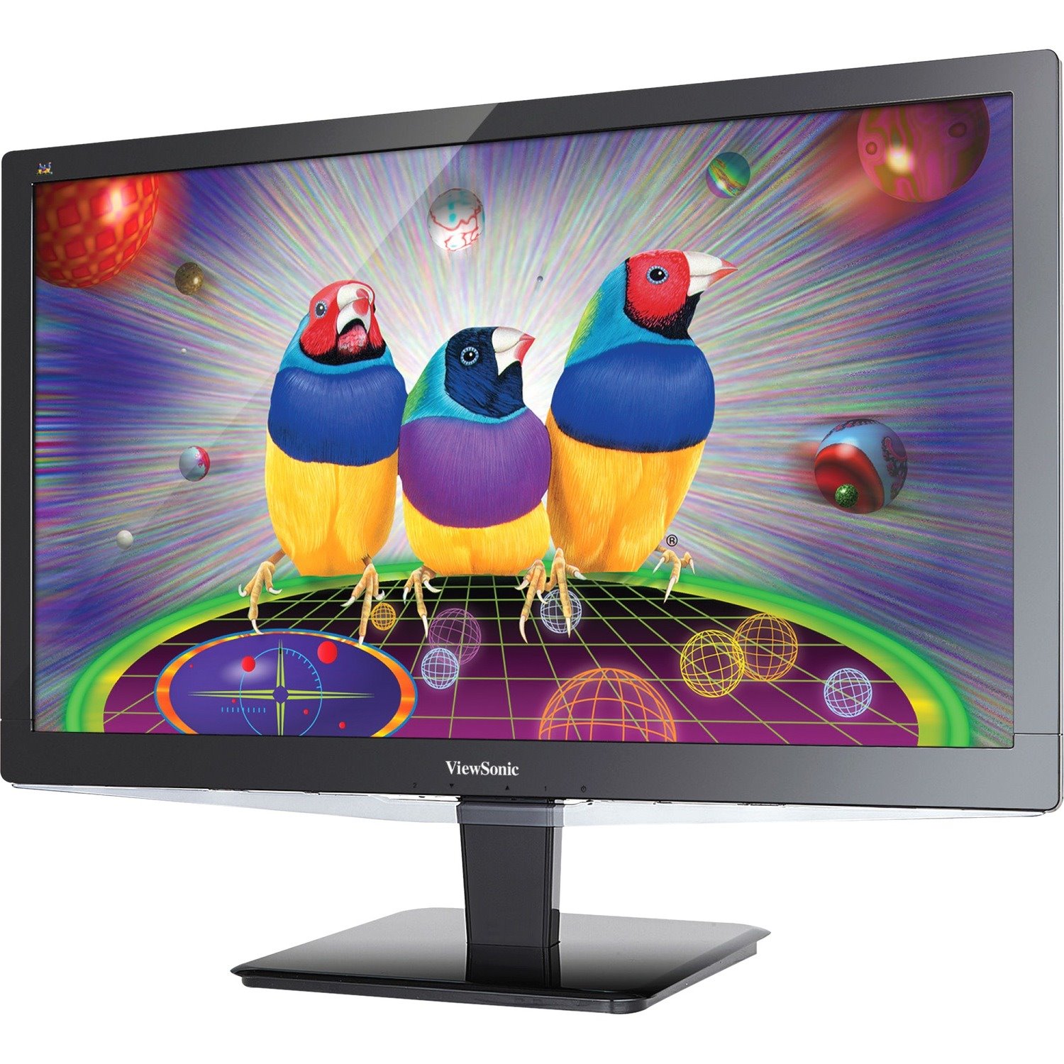 ViewSonic VX2475Smhl-4K 24" Class 4K UHD LCD Monitor - 16:9 - Black