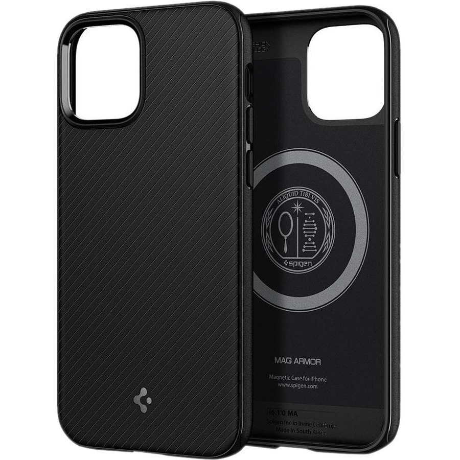 Spigen iPhone 12 Pro/12 Mag Arm Black