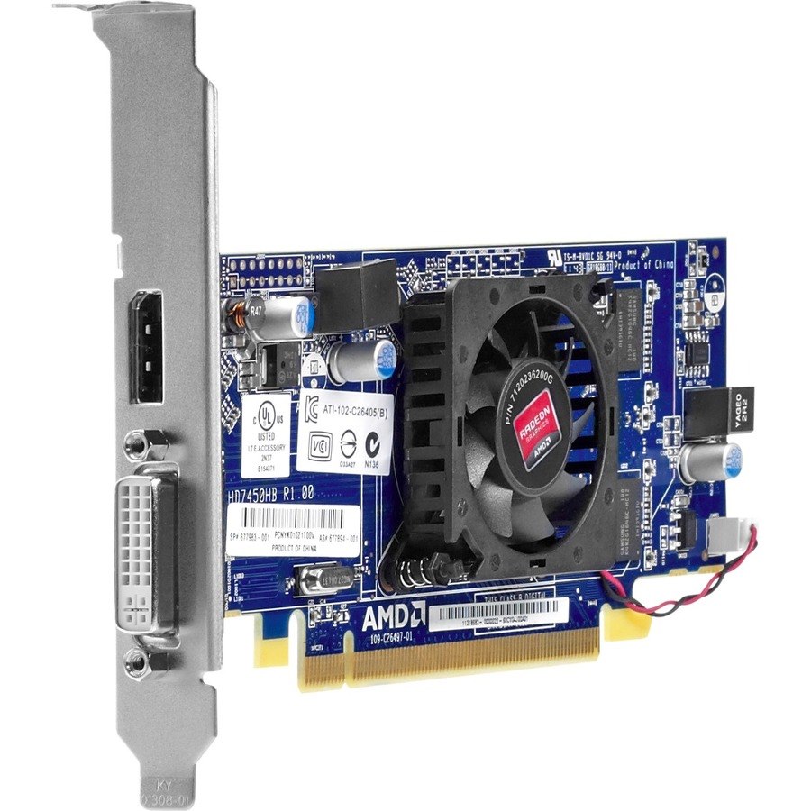 HP AMD Radeon HD 7450 Graphic Card - 1 GB