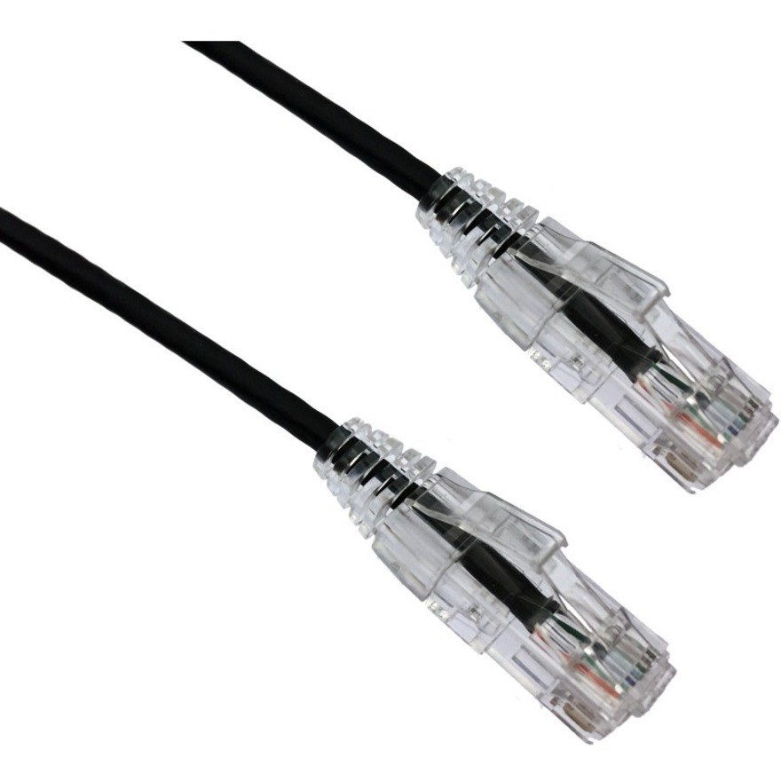 Axiom 25FT CAT6A BENDnFLEX Ultra-Thin Snagless Patch Cable 650mhz (Black)